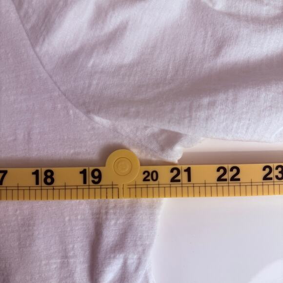 Onque Casual White Eyelet Embroidered Lightweight Sweater Women Large Chic - Picture 6 of 6